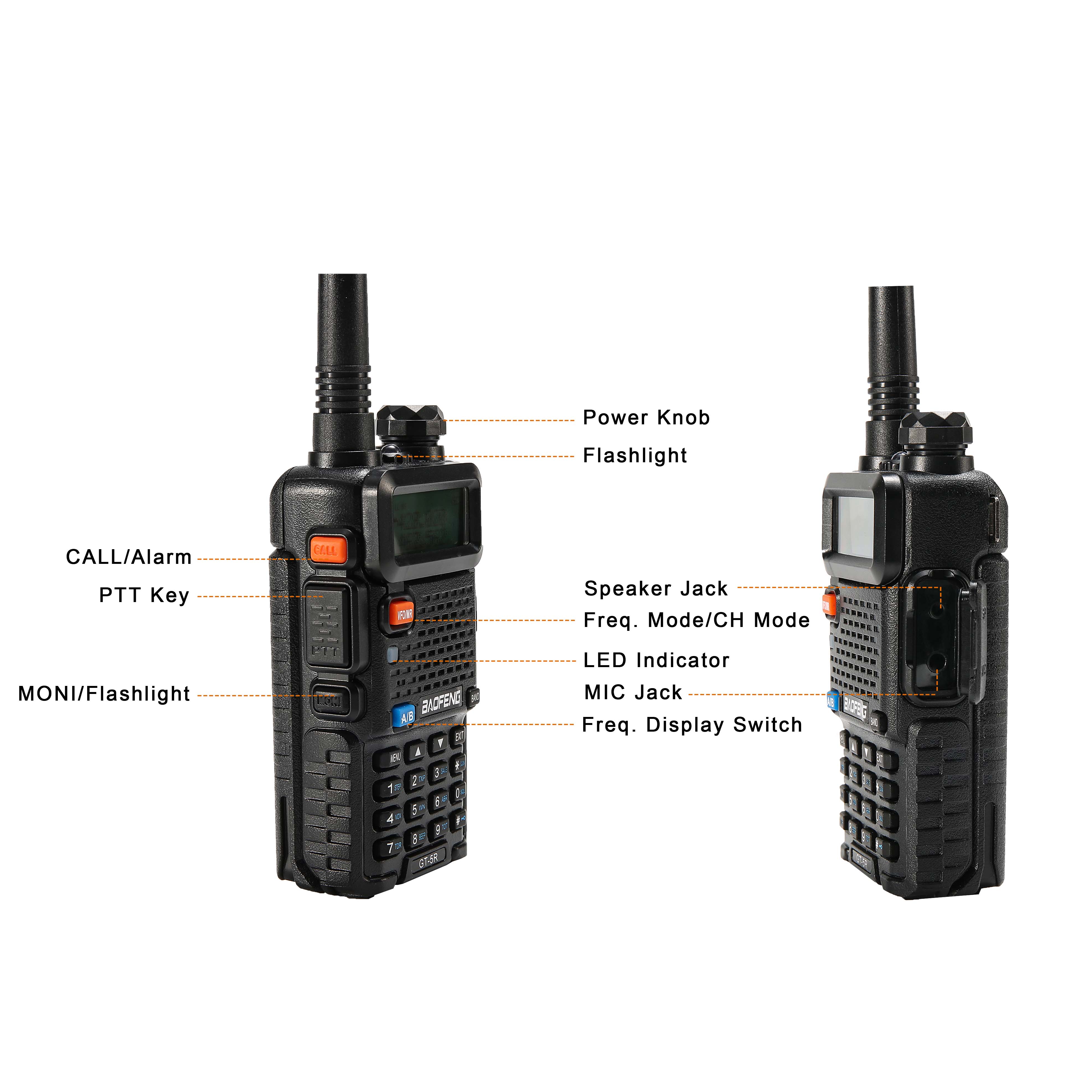 GT-5R 4W/1W Dual Band Radio [4PCS] - Image 9