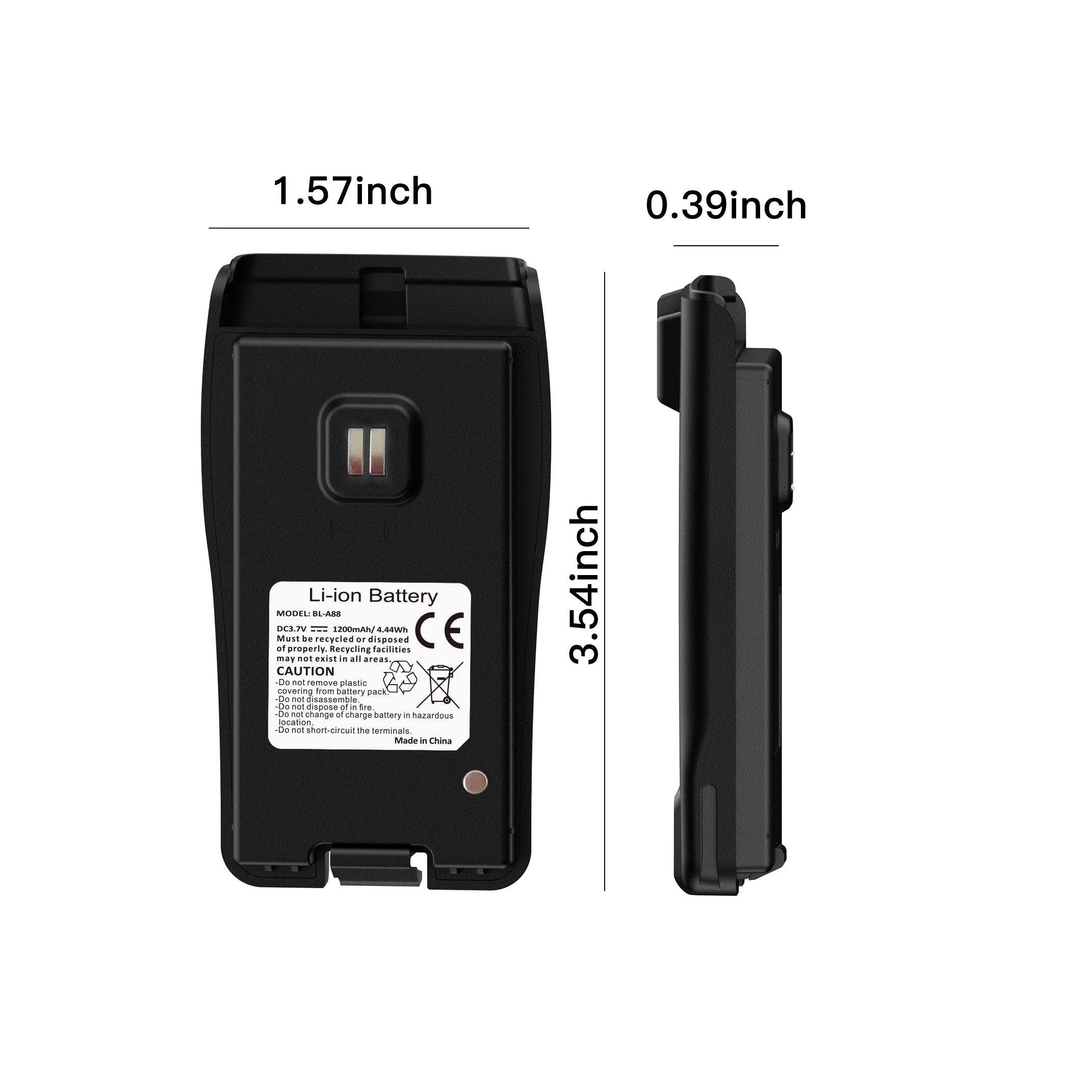 Battery 1200mAh for BF-88ST Pro - Image 3