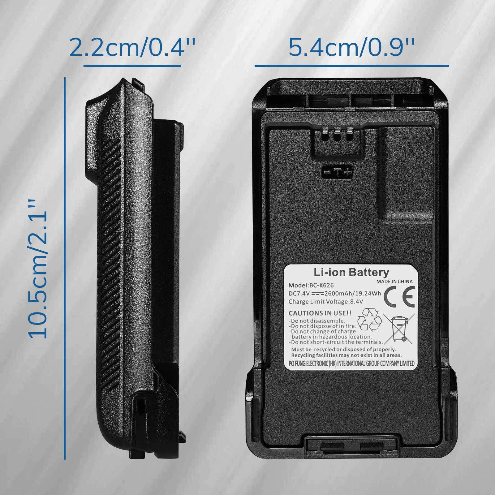 Battery 2600mAh for Baofeng K6 - Image 3