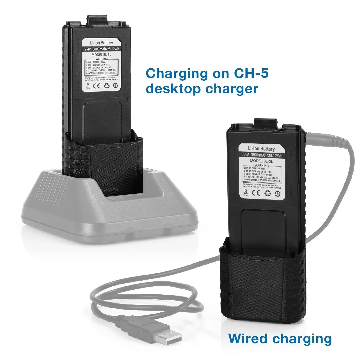 Battery 3800mAh for UV-5R Series - Image 3