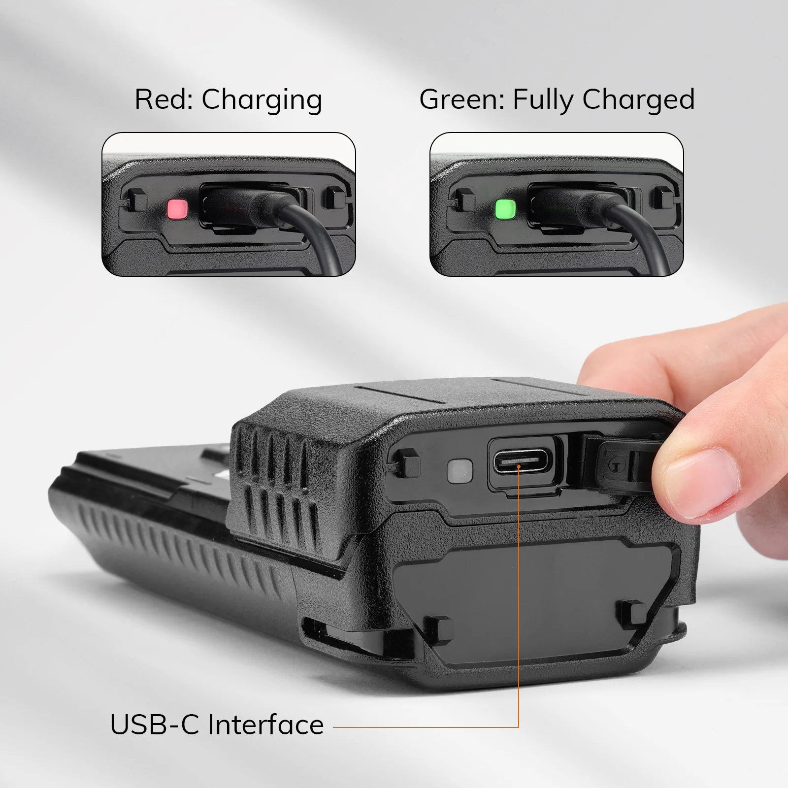 Battery 5200mAh for UV-5G Plus/UV-5RM Plus/UV-5RM Plus GPS with USB-C Port - Image 5