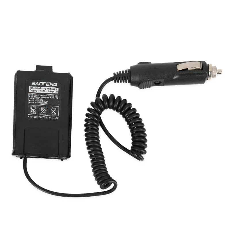 Battery Eliminator Car Charger for 5R Series