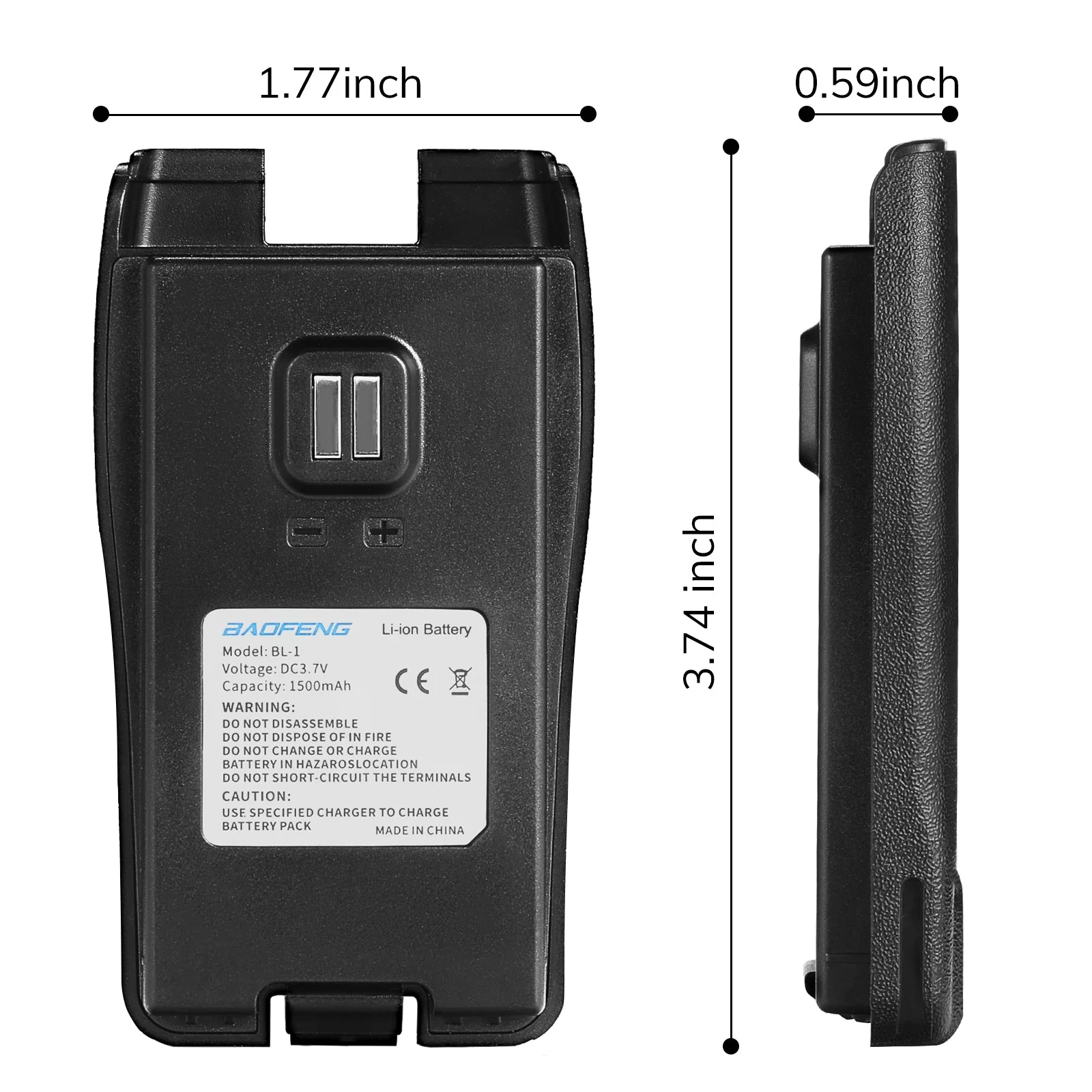 Battery 1500mAh for BF-88ST - Image 7