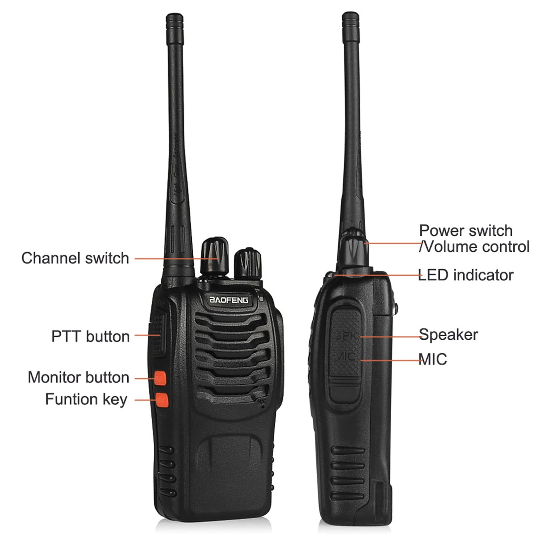 BF-888S [6 Packs + Six-way Charger + Programming Cable] - Image 11