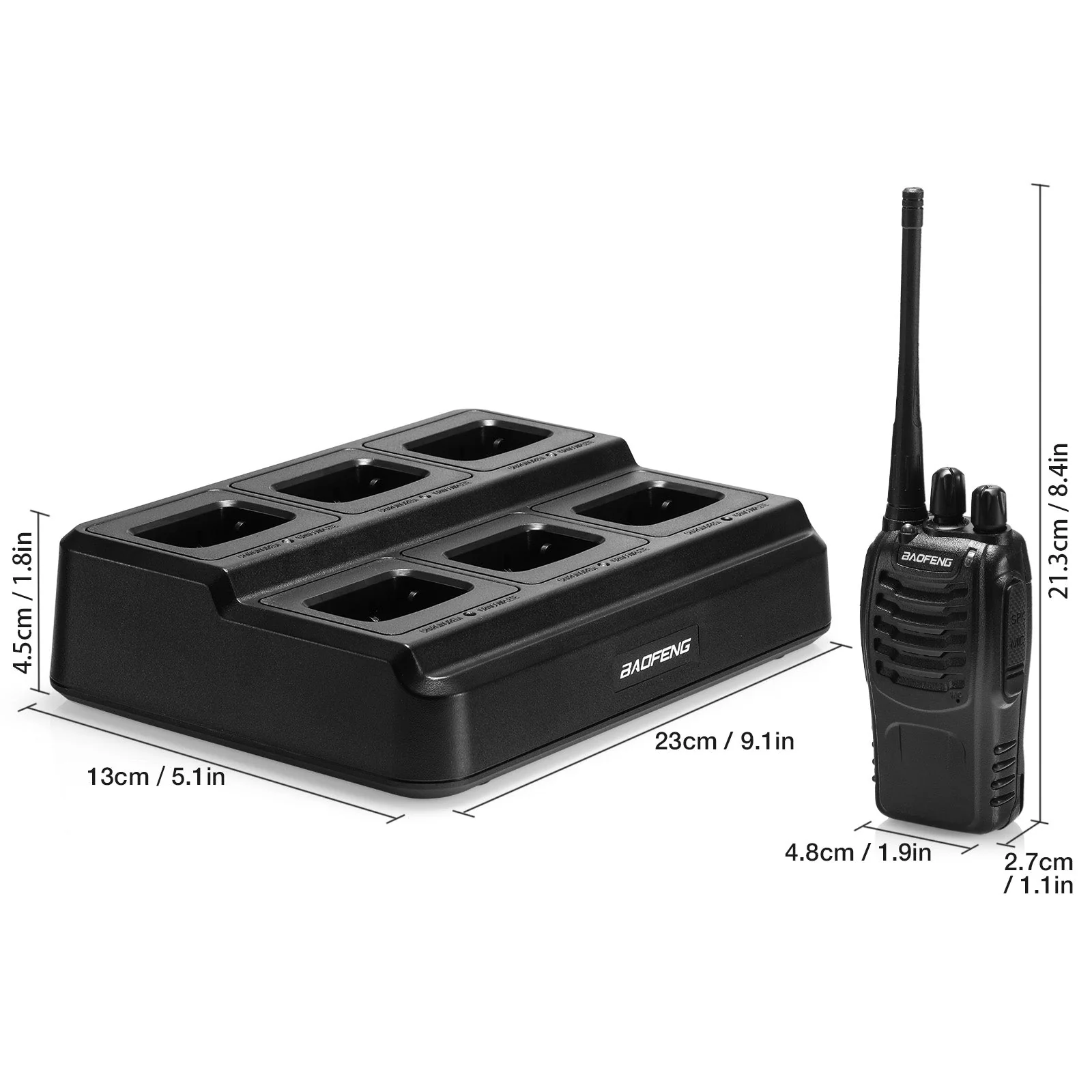 BF-888S [6 Packs + Six-way Charger + Programming Cable] - Image 4