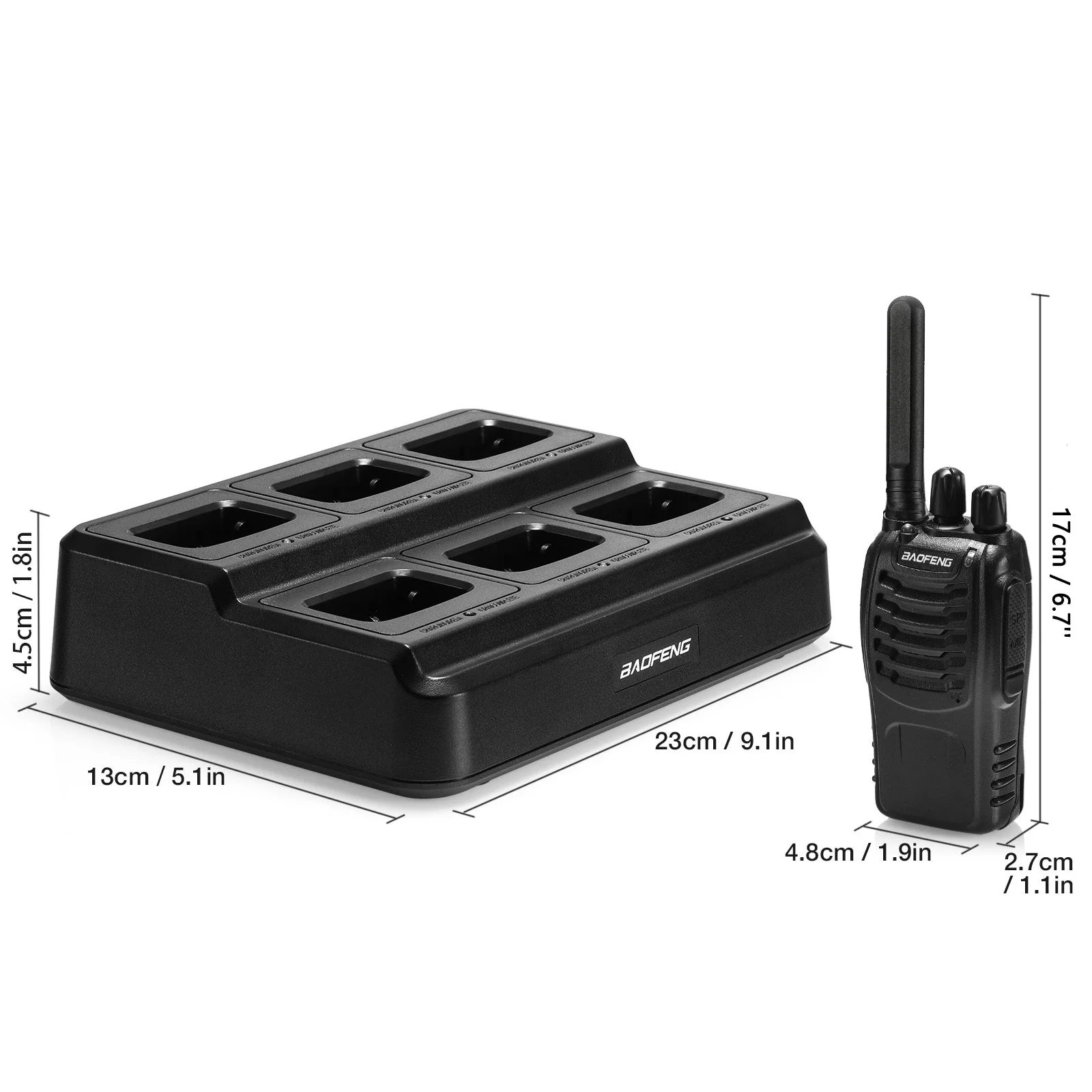 BF-88ST [6 Packs + Six-way Charger + Programming Cable] - Image 4