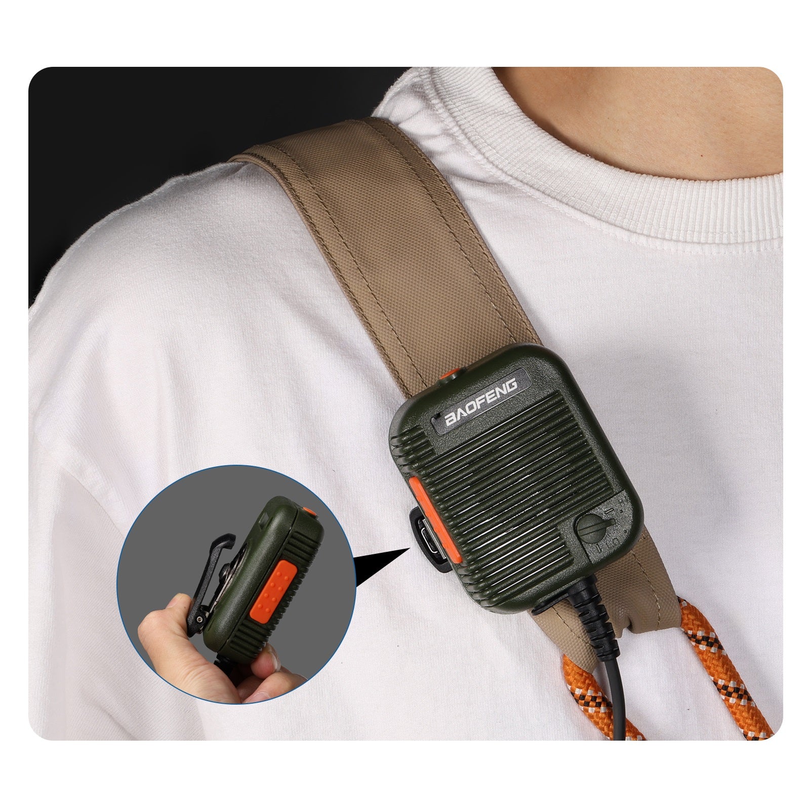 BS-UV25 Tactical Speaker Mic - Image 5