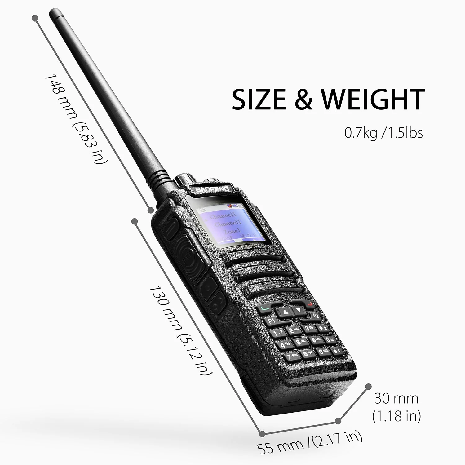 DM-1701 5W Dual Band DMR - Image 5