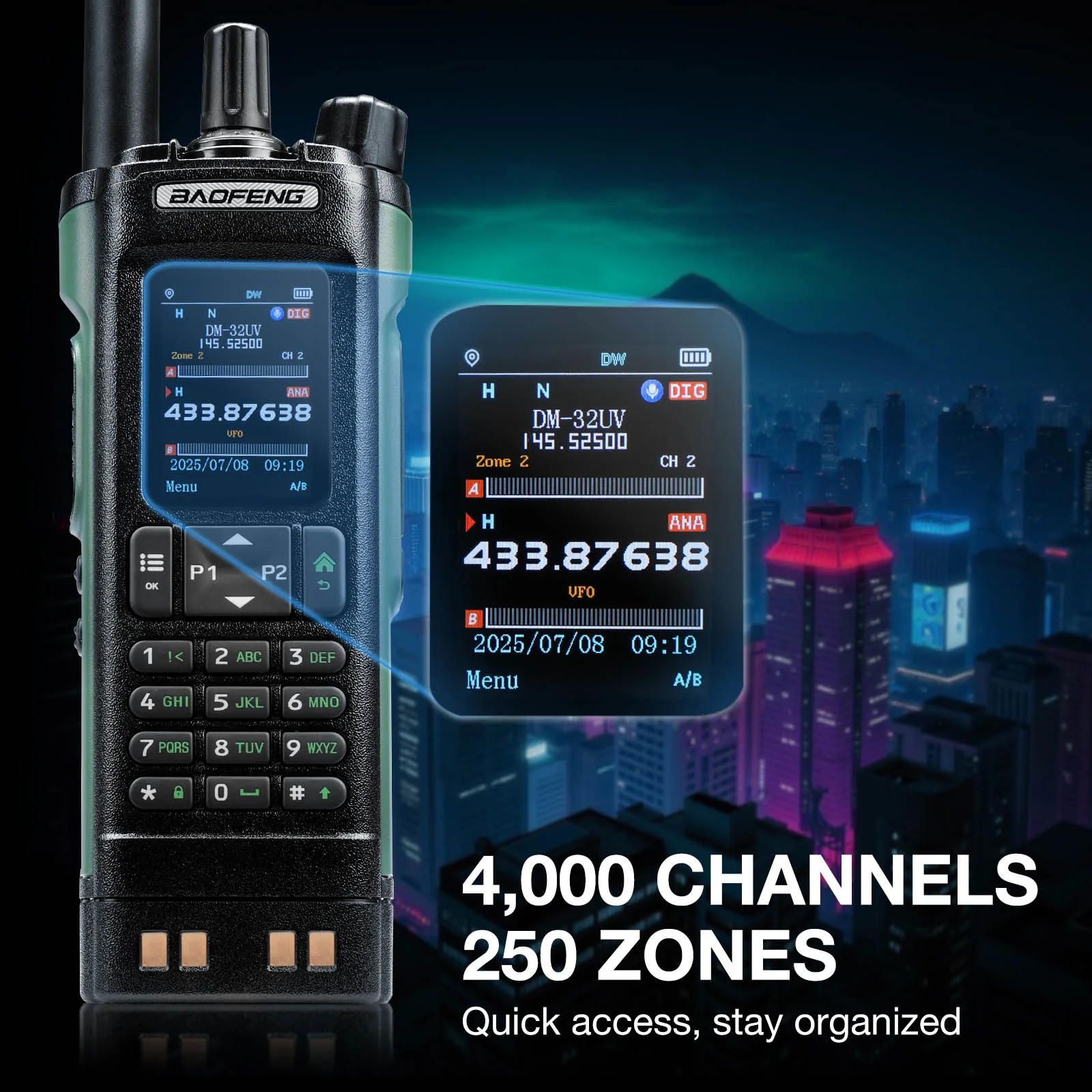 DM-32UV 10W Multi-Band DMR Radio - Image 5