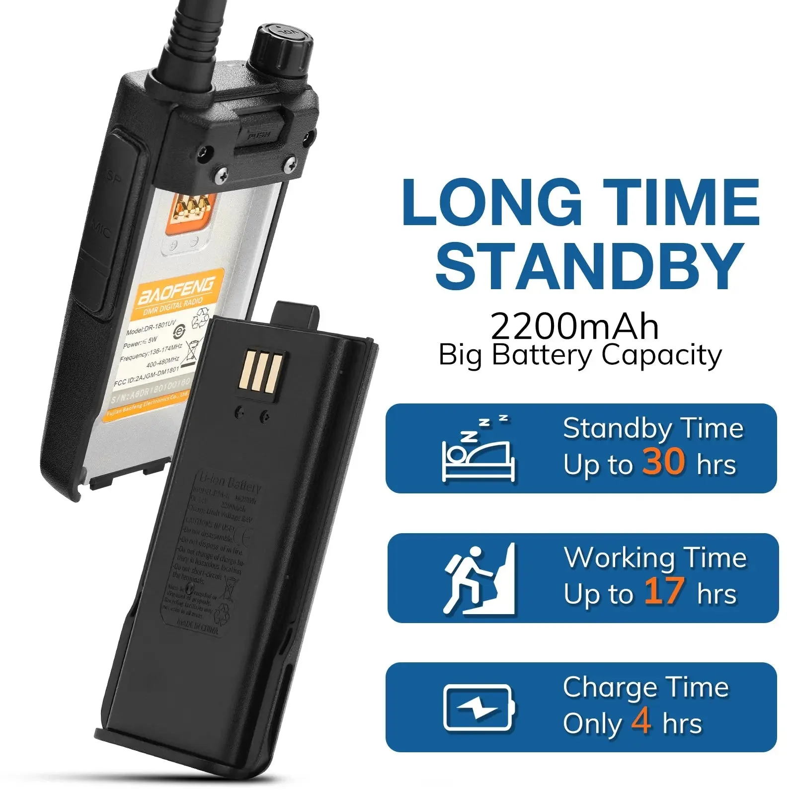 DR-1801UV 5W/1W Dual Band DMR - Image 4