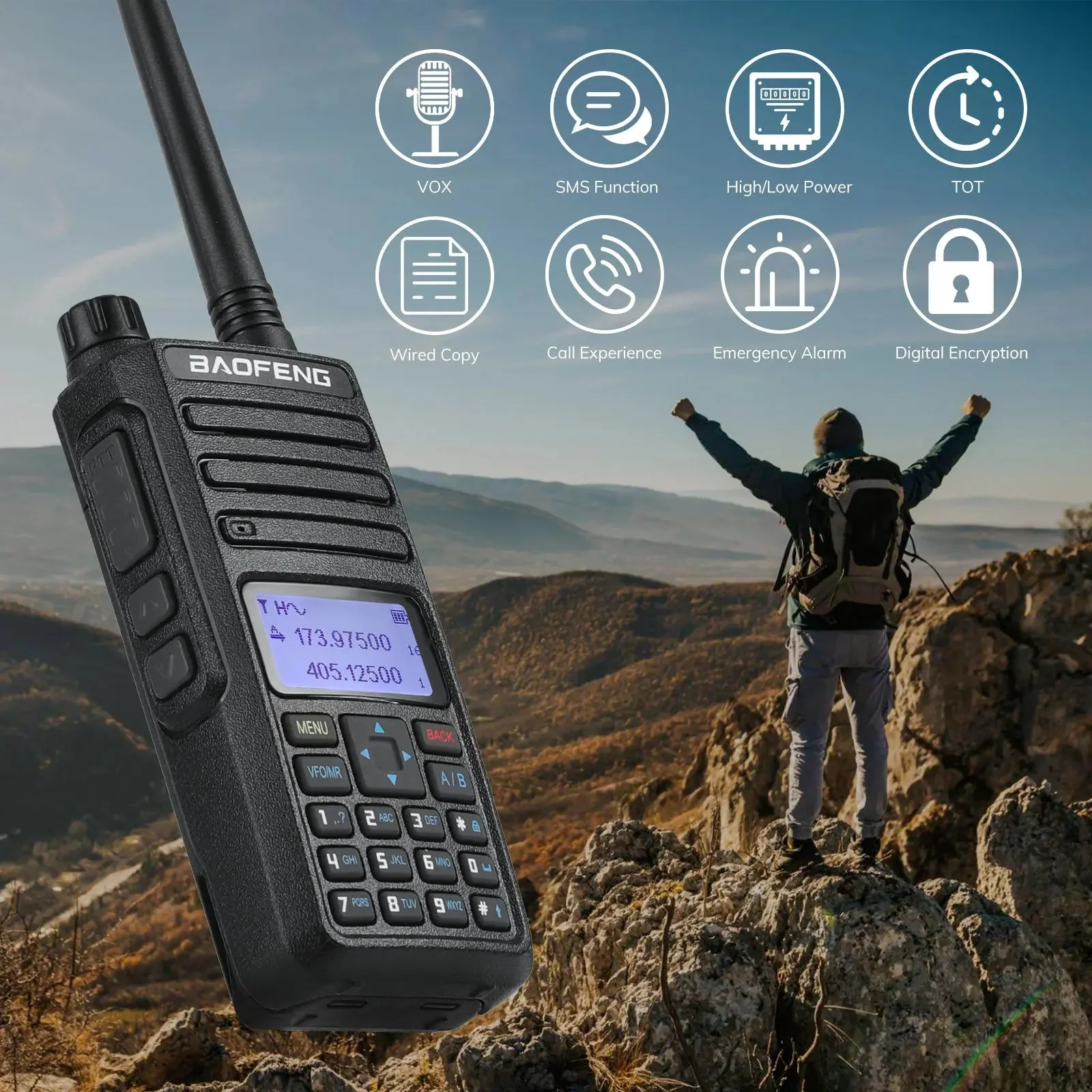 DR-1801UV 5W/1W Dual Band DMR - Image 5