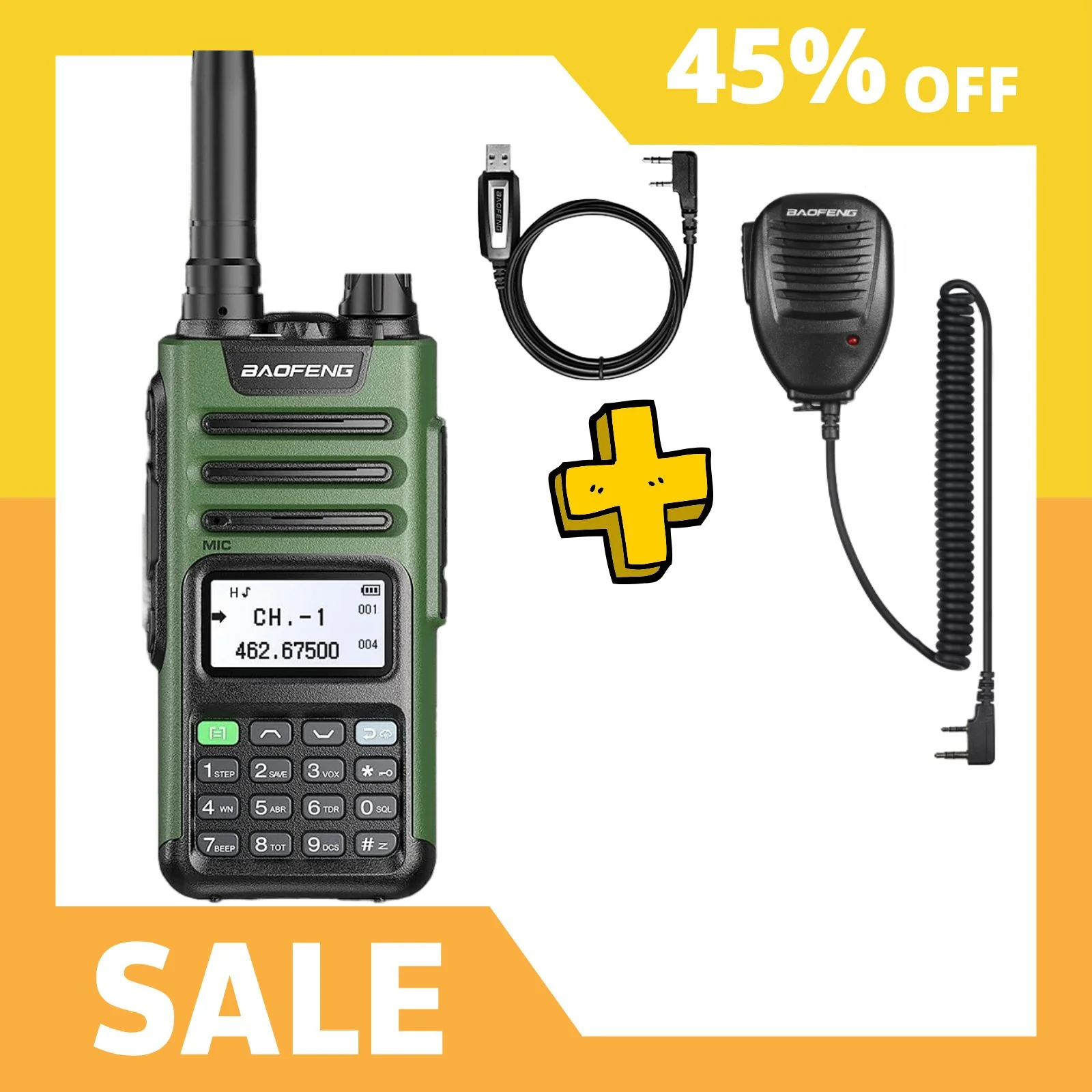 GM-15 PRO 5W GMRS Radio [Long Antenna Set] - Image 11