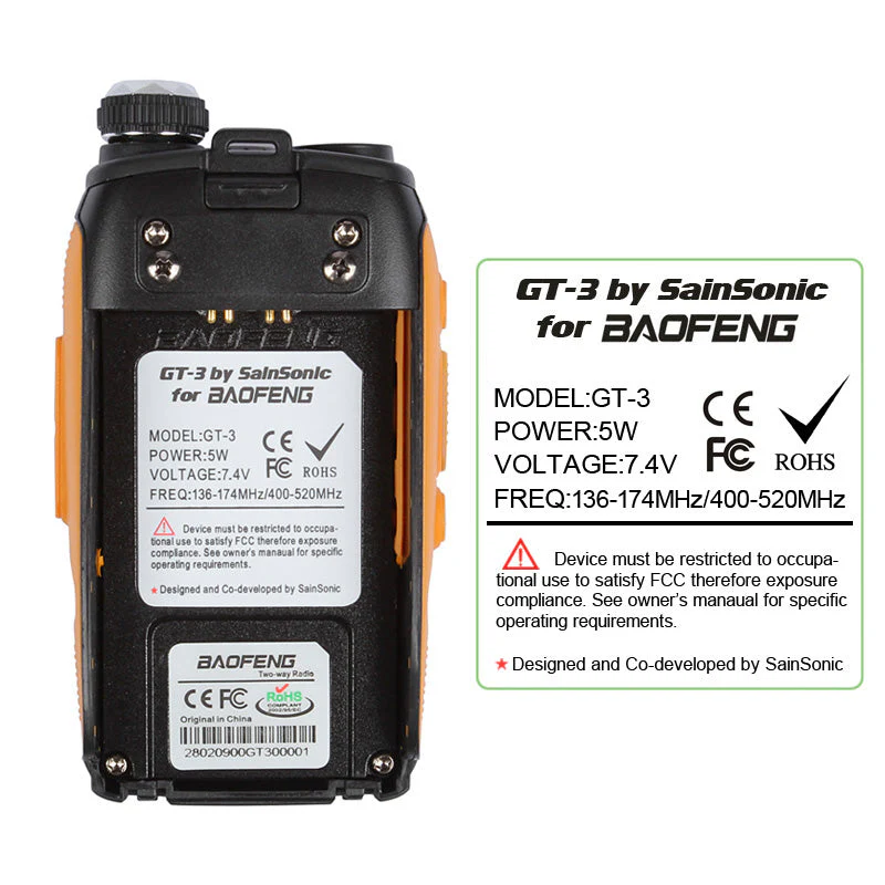 GT-3 Mark II 5W Dual Band Radio - Image 7