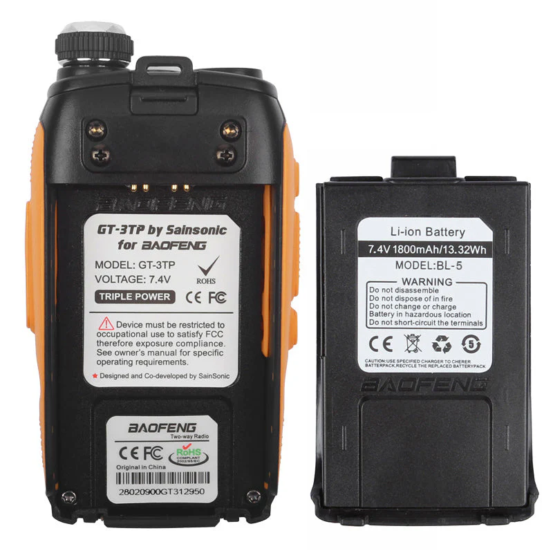 GT-3TP Mark III 8W/4W/1W Dual Band Radio - Image 6