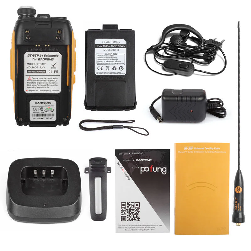 GT-3TP Mark III 8W/4W/1W Dual Band Radio - Image 7