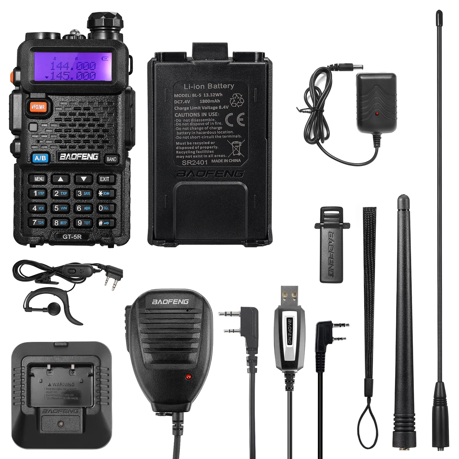 GT-5R 4W/1W Dual Band Radio - Image 12