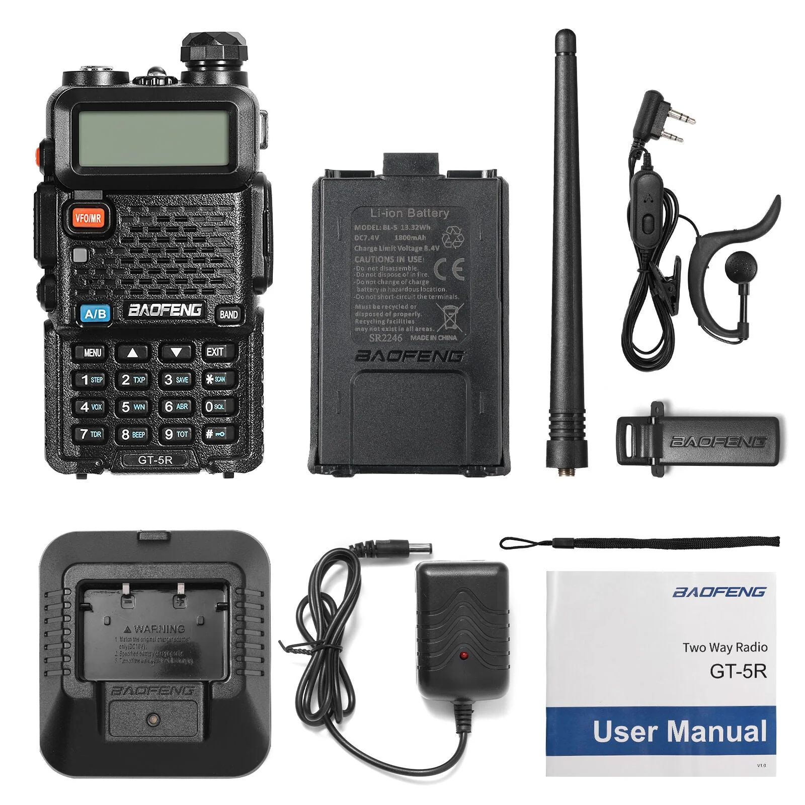 GT-5R 4W/1W Dual Band Radio CA - Image 11