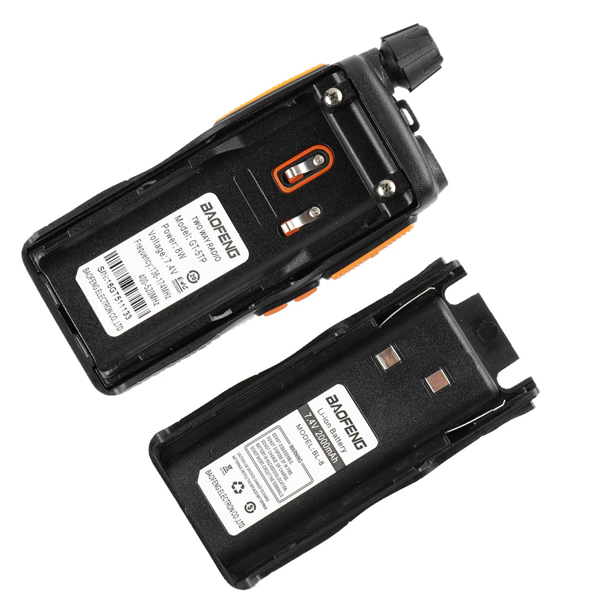 GT-5TP 8W/4W/1W Dual Band Radio - Image 8