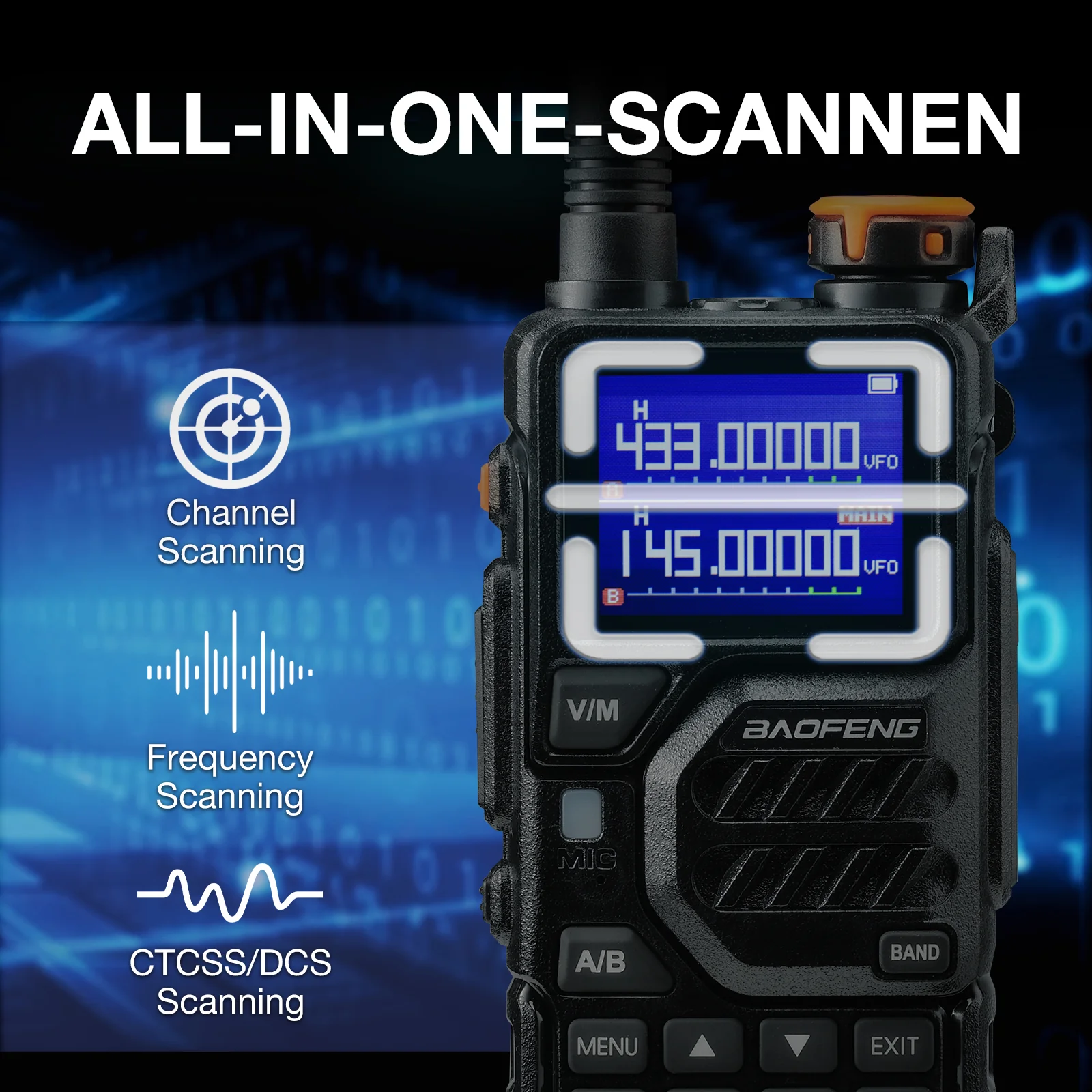 K5 PLUS 10W Tri-Band Radio - Image 10