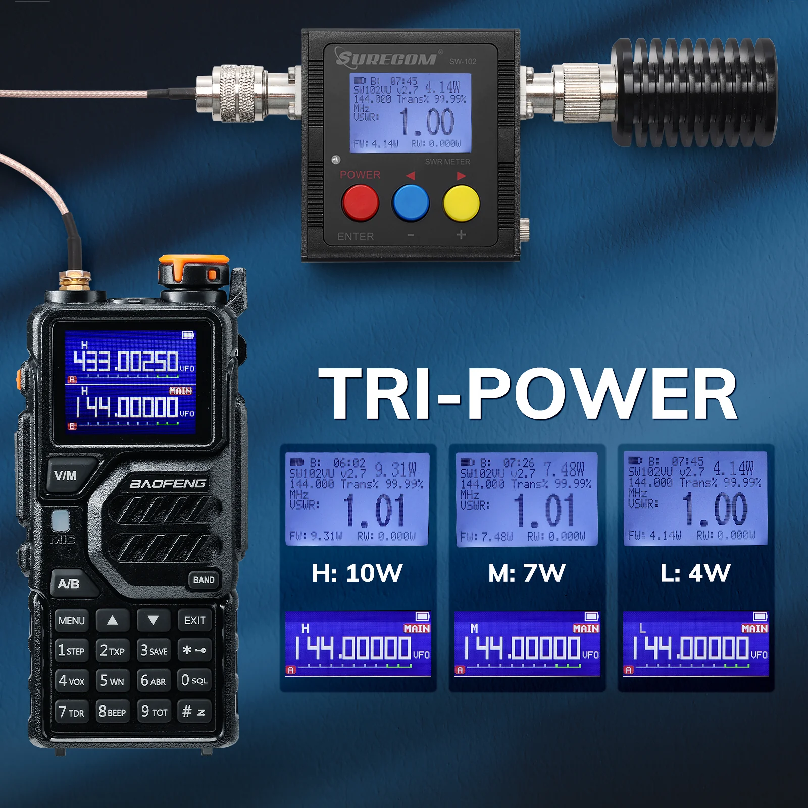 K5 PLUS 10W Tri-Band Radio - Image 6