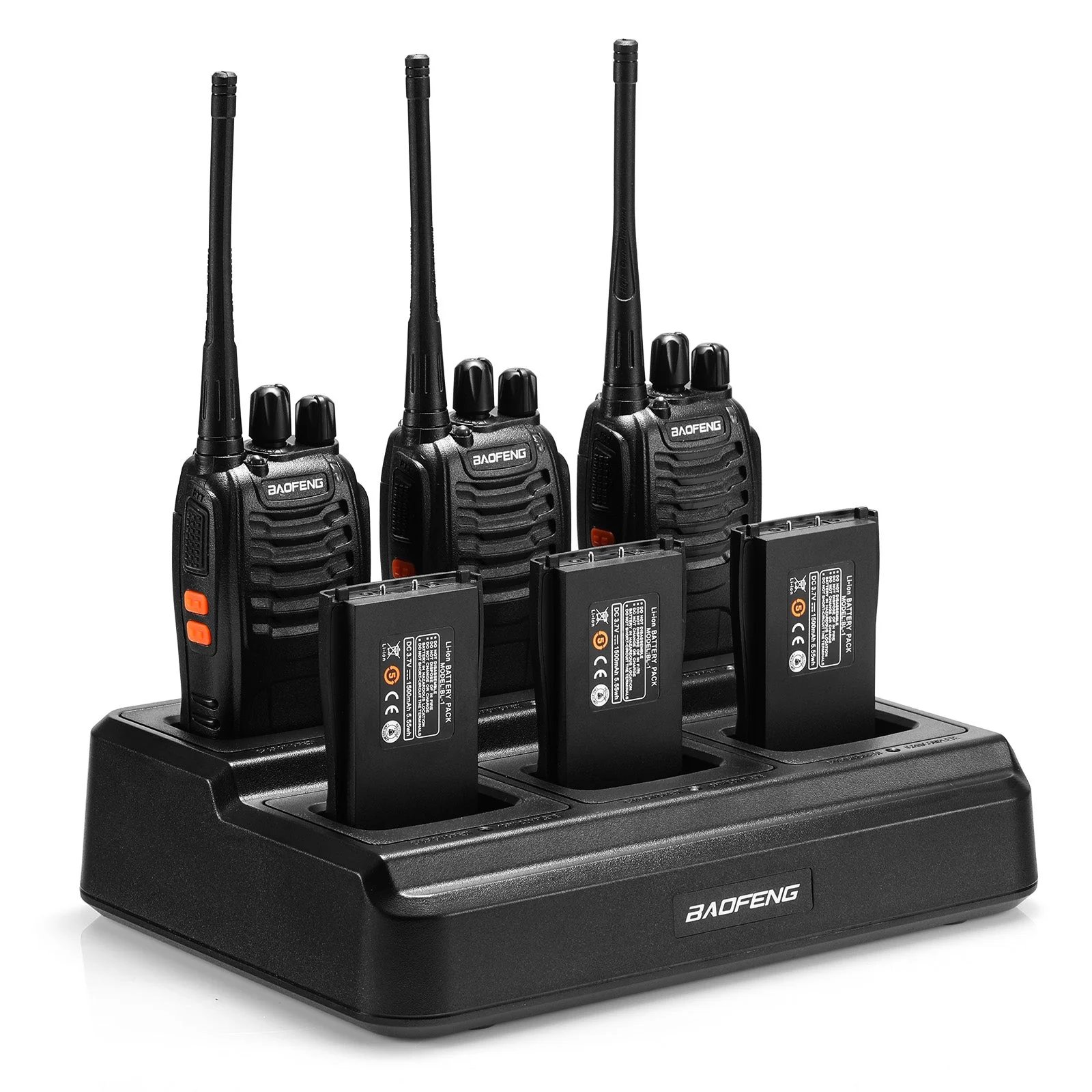 [OPEN BOX] BF-888S [6 Packs + Six-way Charger + Programming Cable] - Image 2