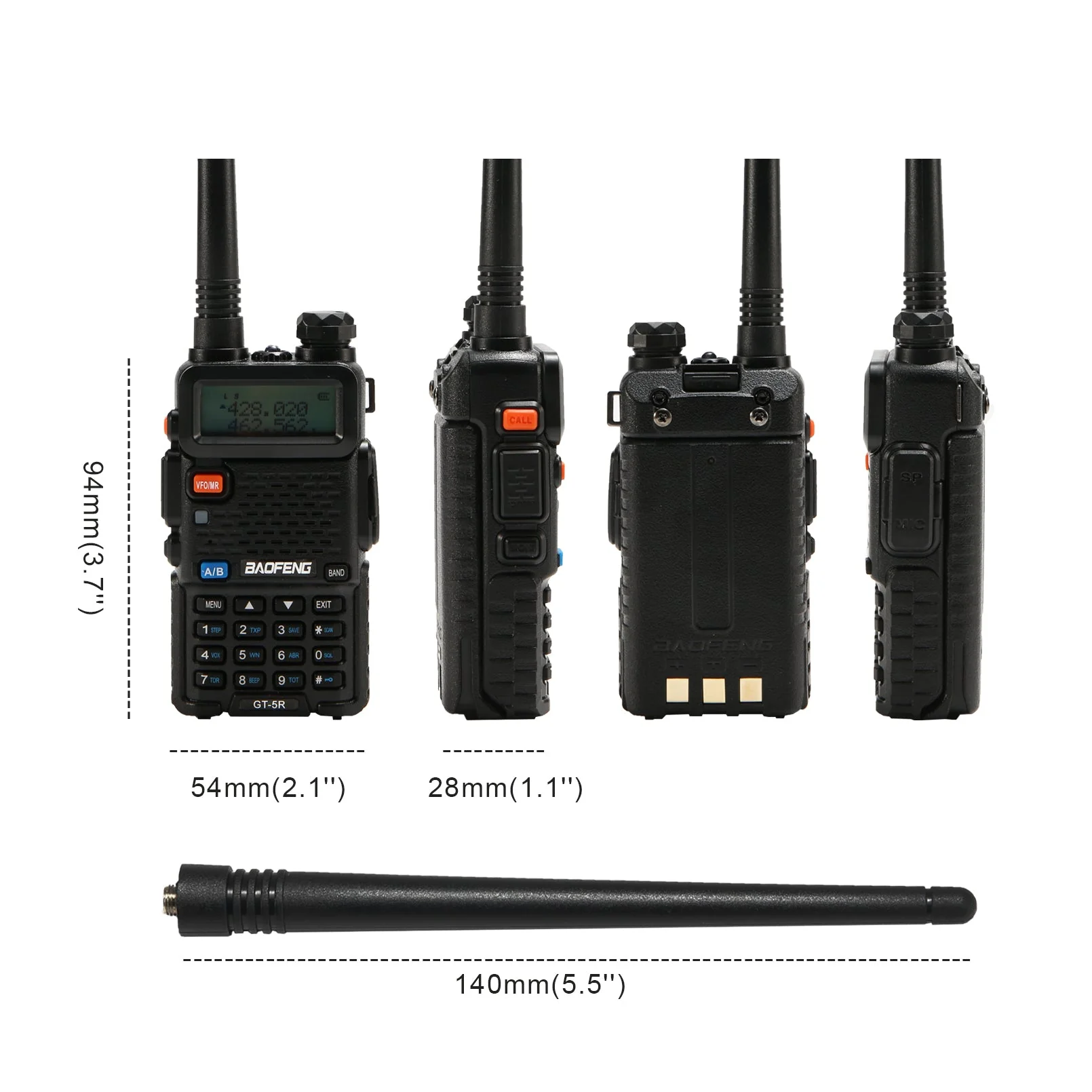 [OPEN BOX] GT-5R 4W/1W Dual Band Radio - Image 5