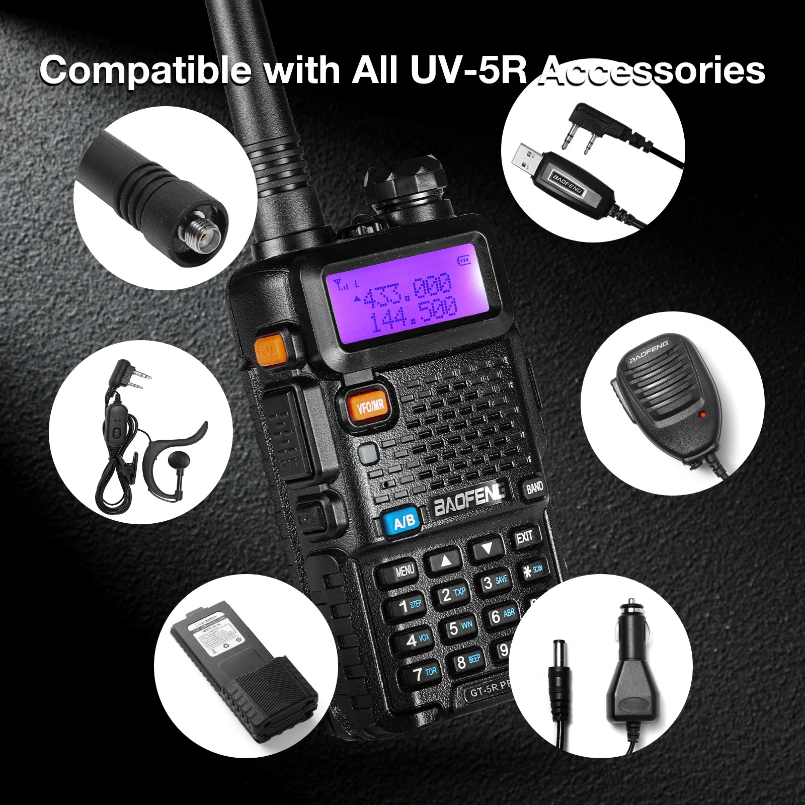 GT-5R Pro 5W Multi-Band Radio - Image 4