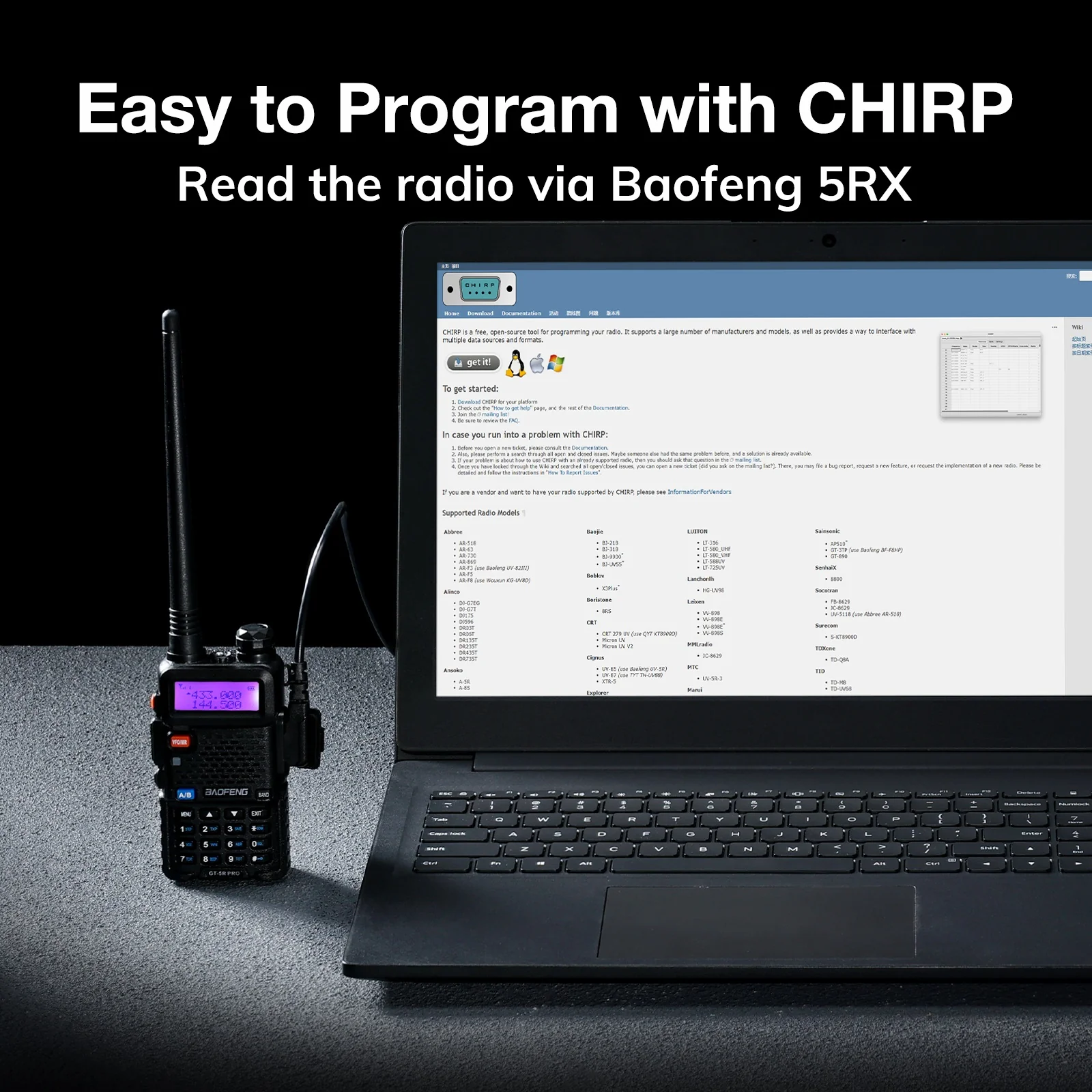 GT-5R Pro 5W Multi-Band Radio - Image 5