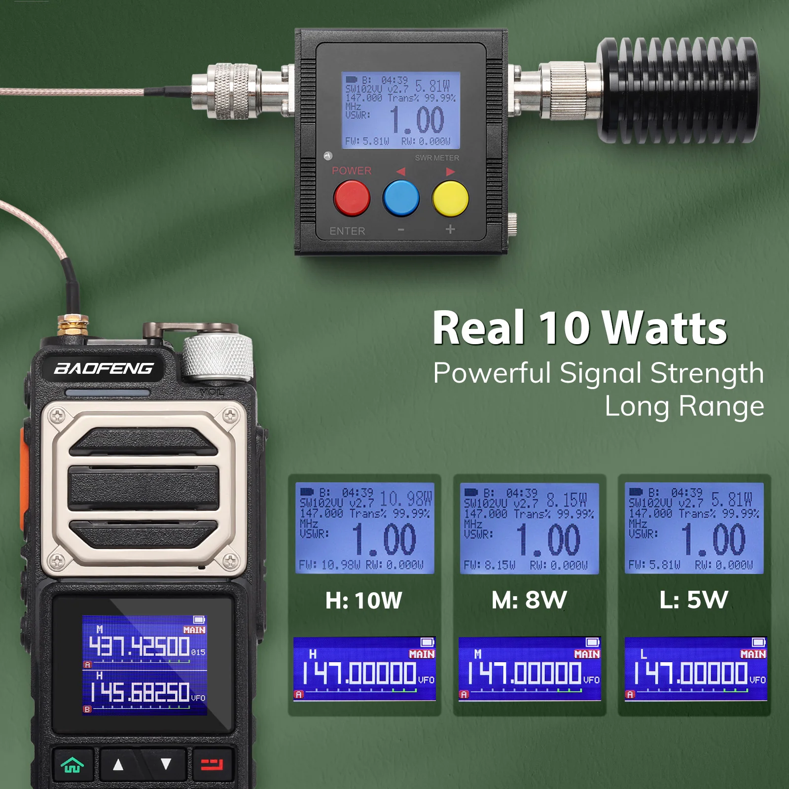 UV-25 10W Tri-Power Radio - Image 4