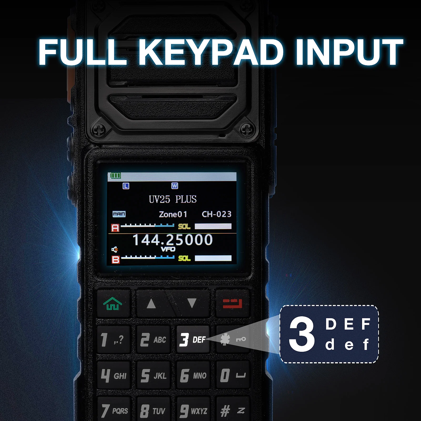 UV-25 Plus 10W Tri-Power GPS Radio - Image 11
