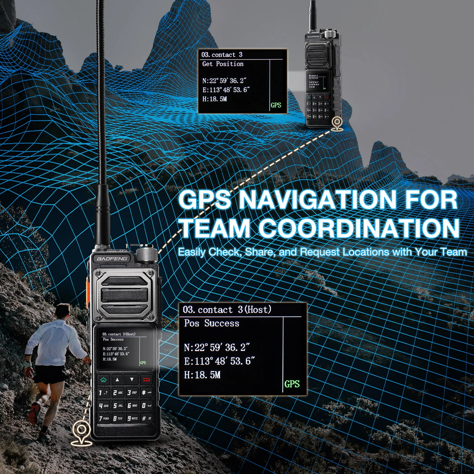 UV-25 Plus 10W Tri-Power GPS Radio - Image 3