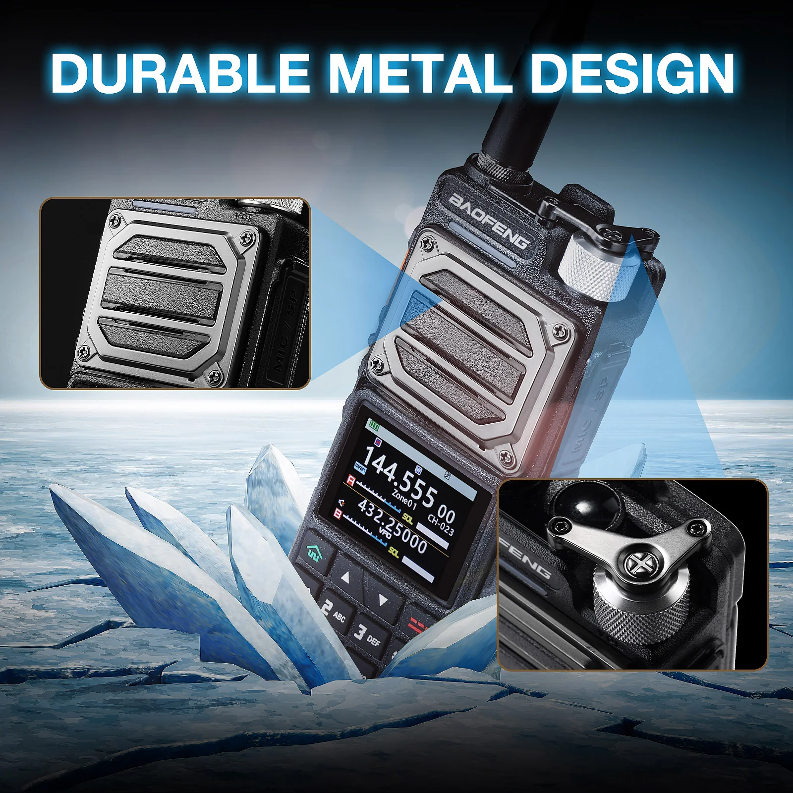 UV-25 Plus 10W Tri-Power GPS Radio - Image 6