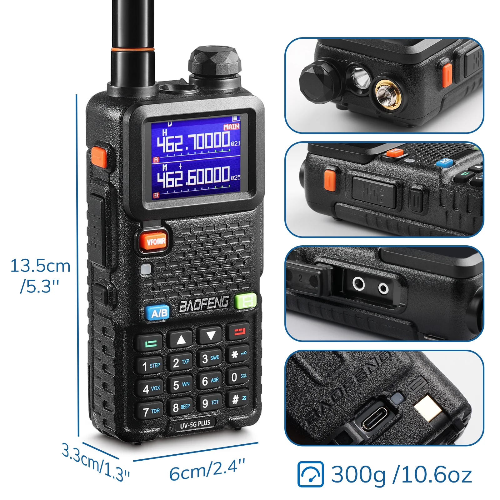 [OPEN BOX] UV-5G Plus 5W GMRS Radio [1 Pair] - Image 6
