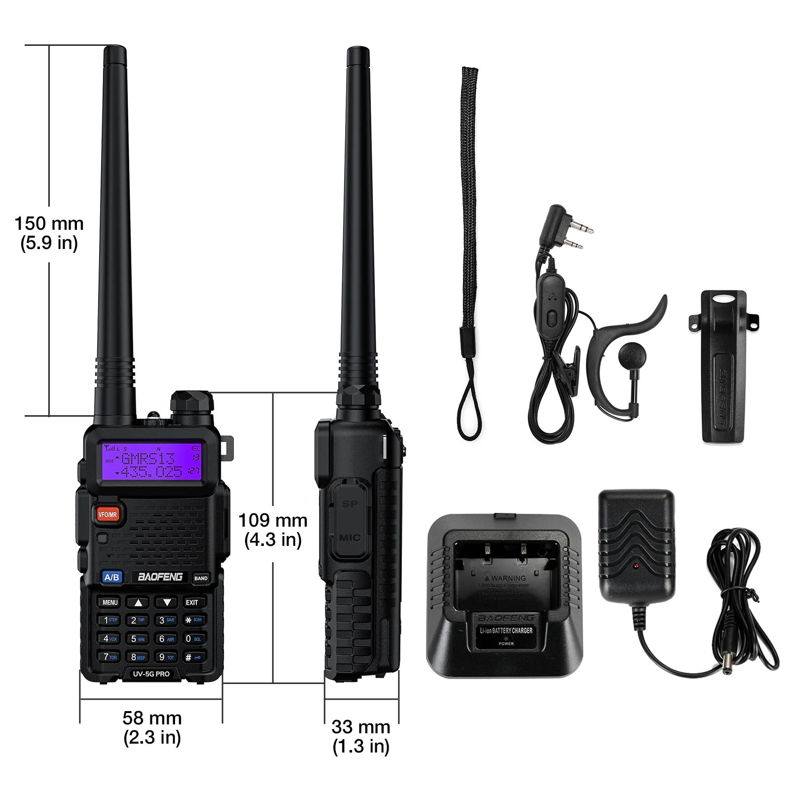 UV-5G Pro 5W GMRS Radio - Image 11