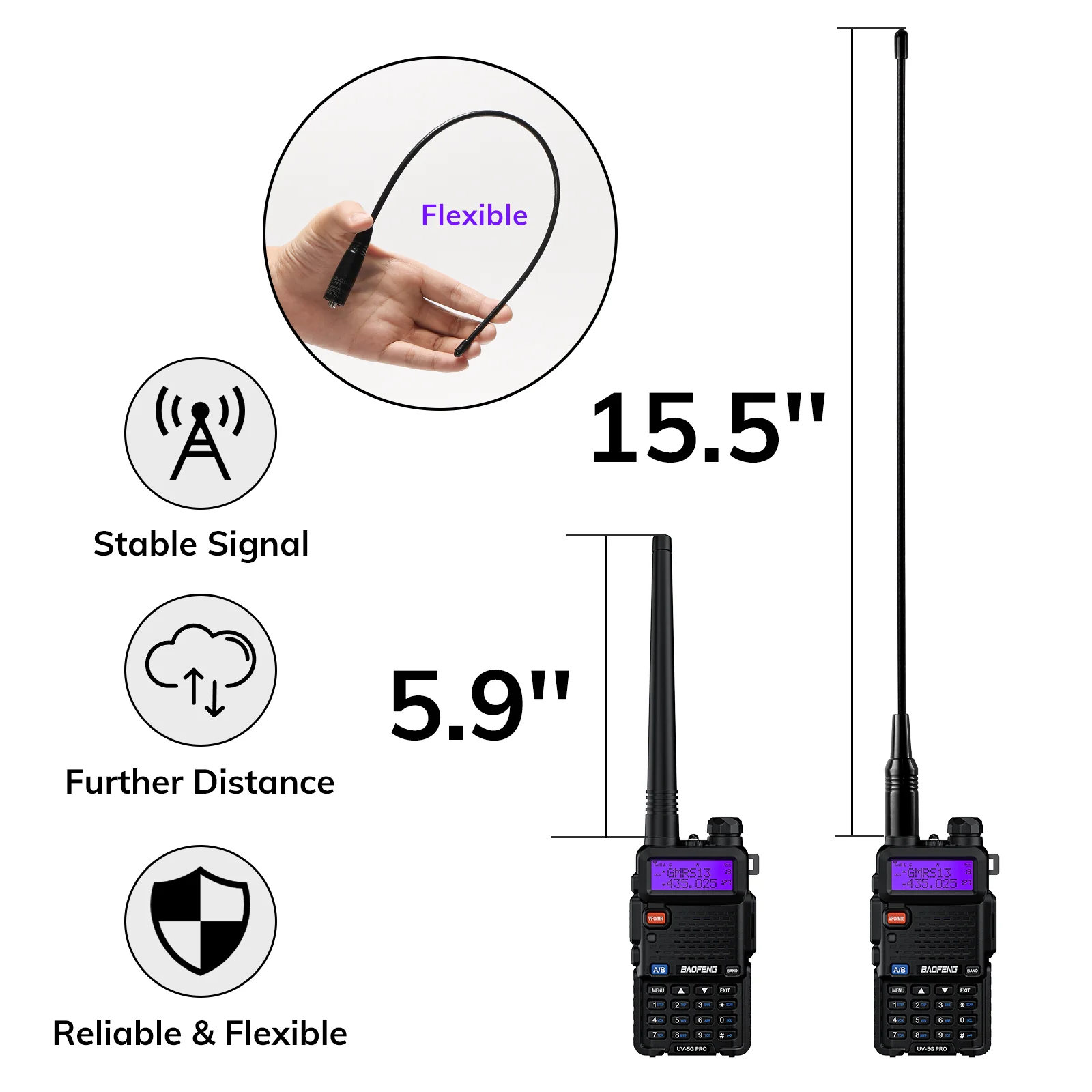 UV-5G Pro 5W GMRS Radio - Image 8