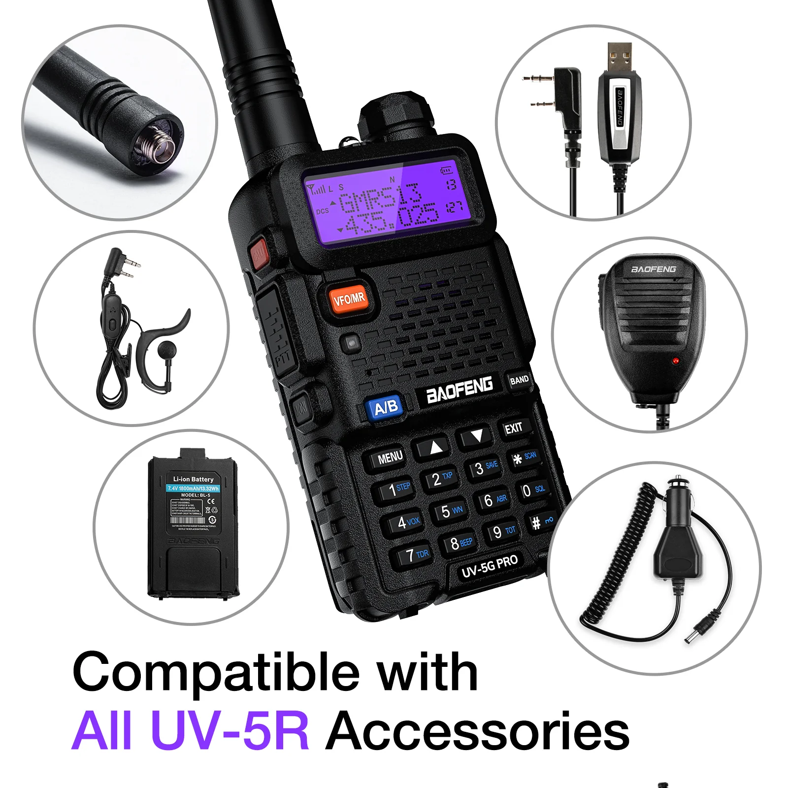 UV-5G Pro 5W GMRS Radio - Image 9