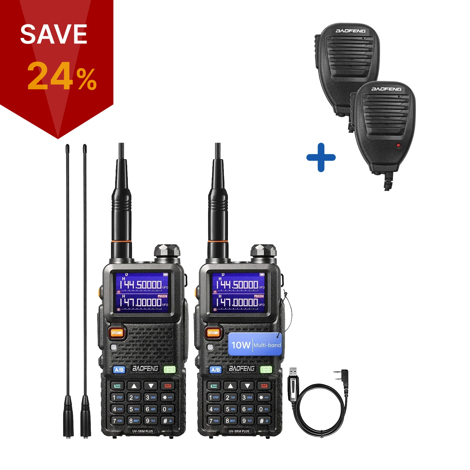 [OPEN BOX] UV-5RM Plus 10W Multi-Band Radio - Image 12