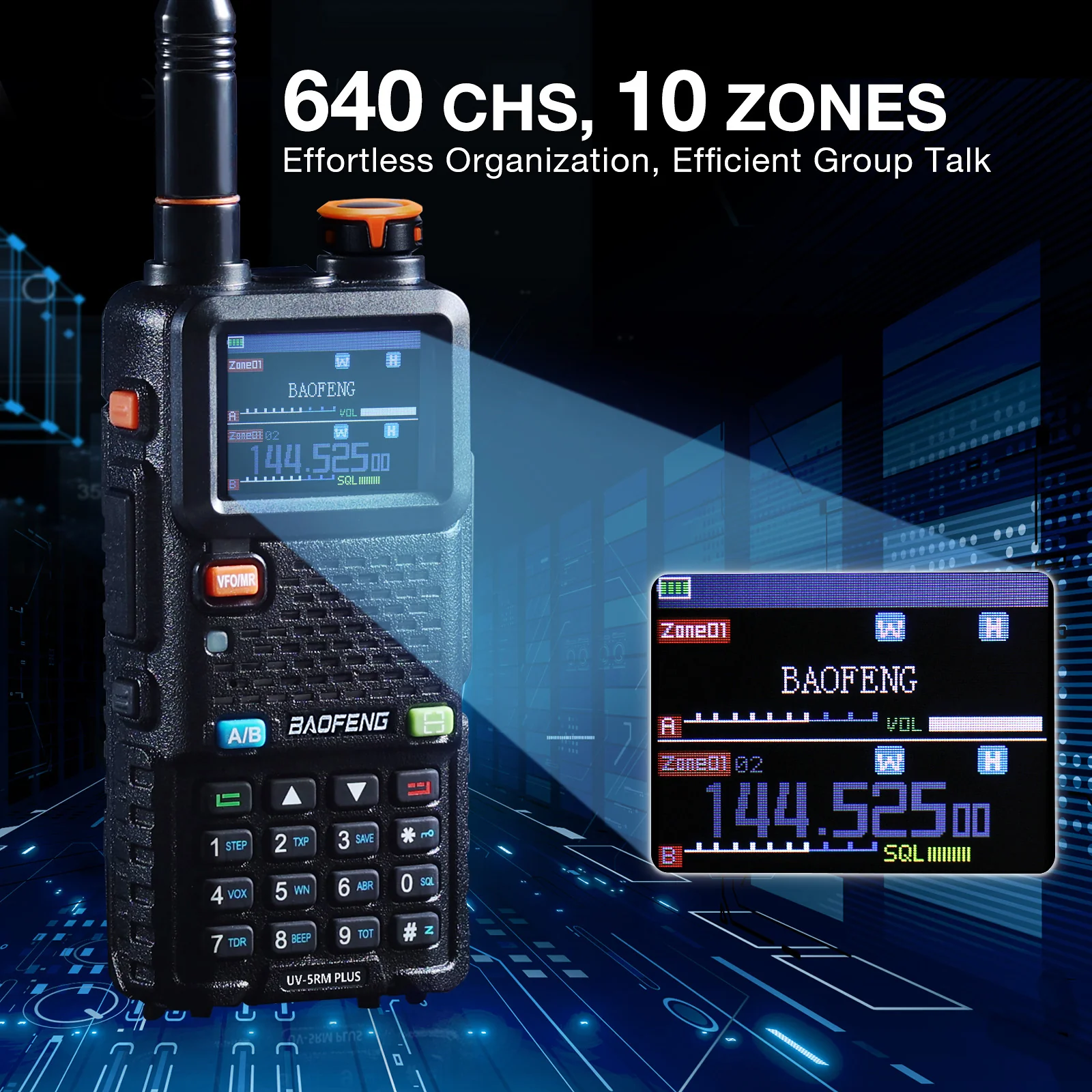 UV-5RM Plus GPS 10W Multi-Band Radio - Image 7