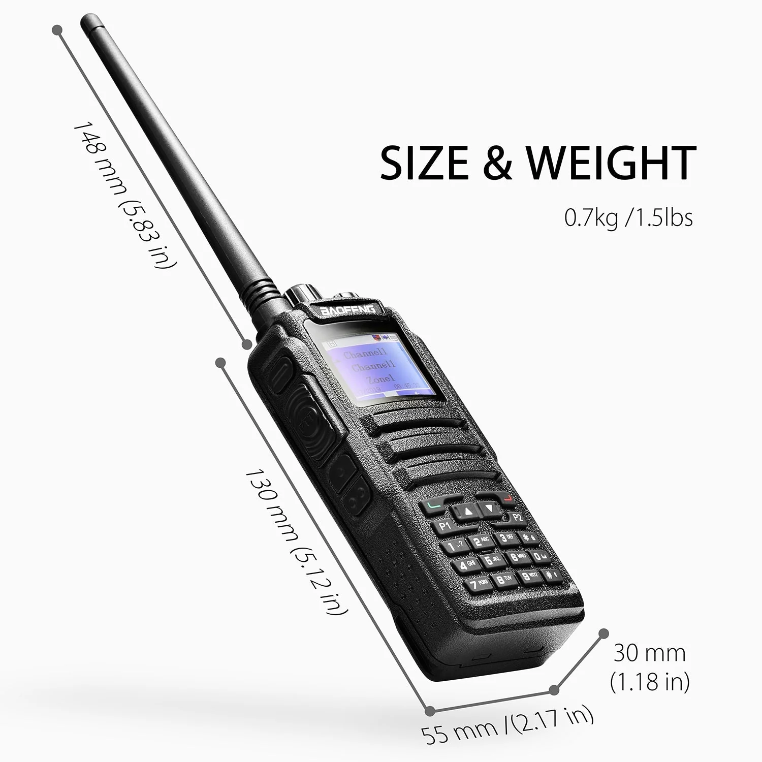 [OPEN BOX]DM-1701 5W Dual Band DMR - Image 5