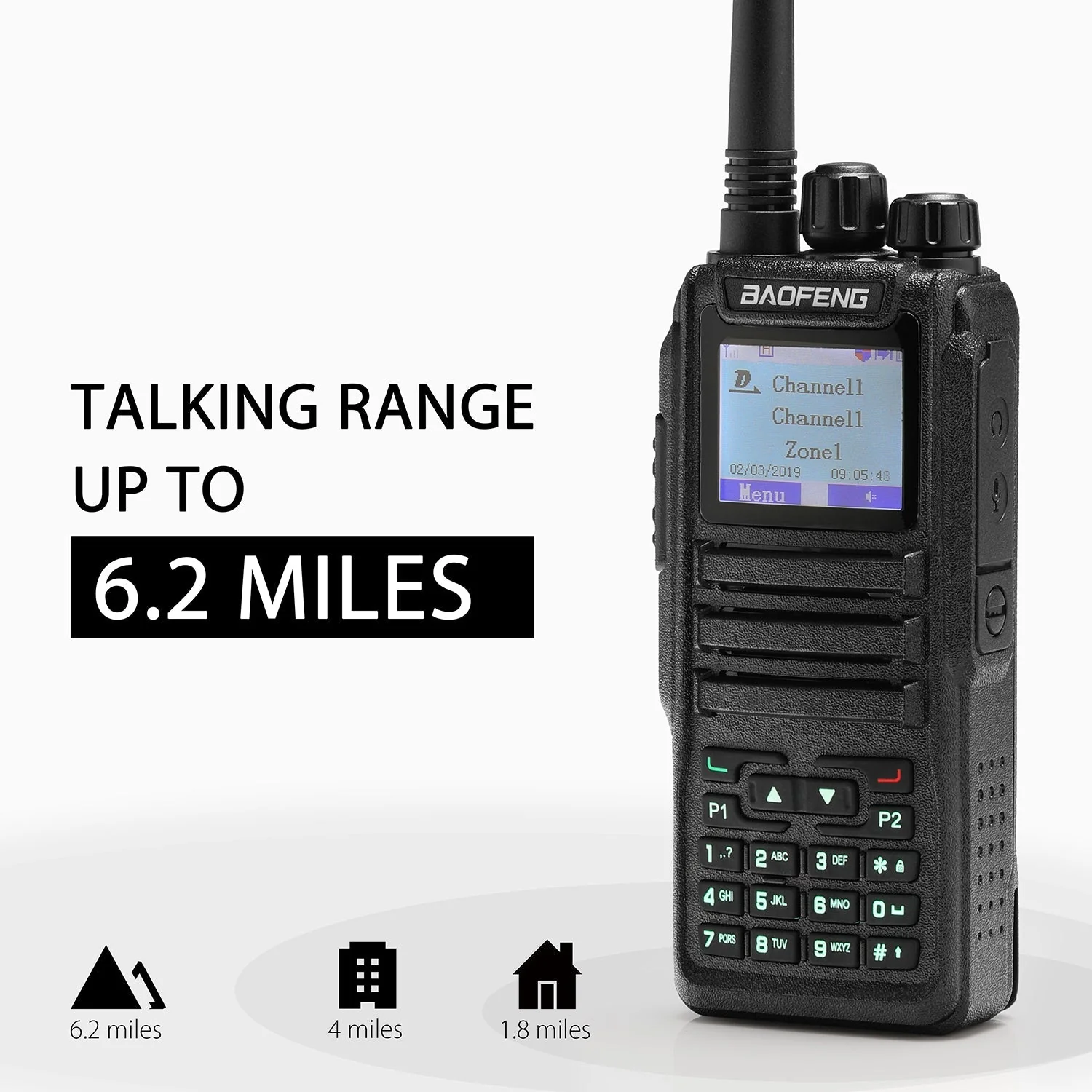 [OPEN BOX]DM-1701 5W Dual Band DMR - Image 8