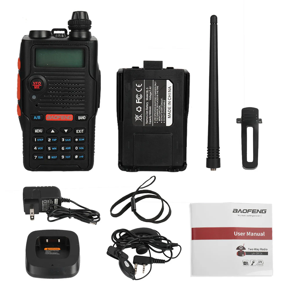 [OPEN BOX]UV-5R EX 5W Dual Band Radio - Image 5