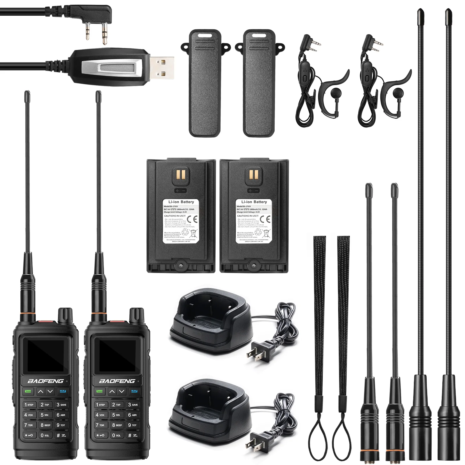 UV-17R 5W Dual Band Radio [Long Antenna Set] - Image 6