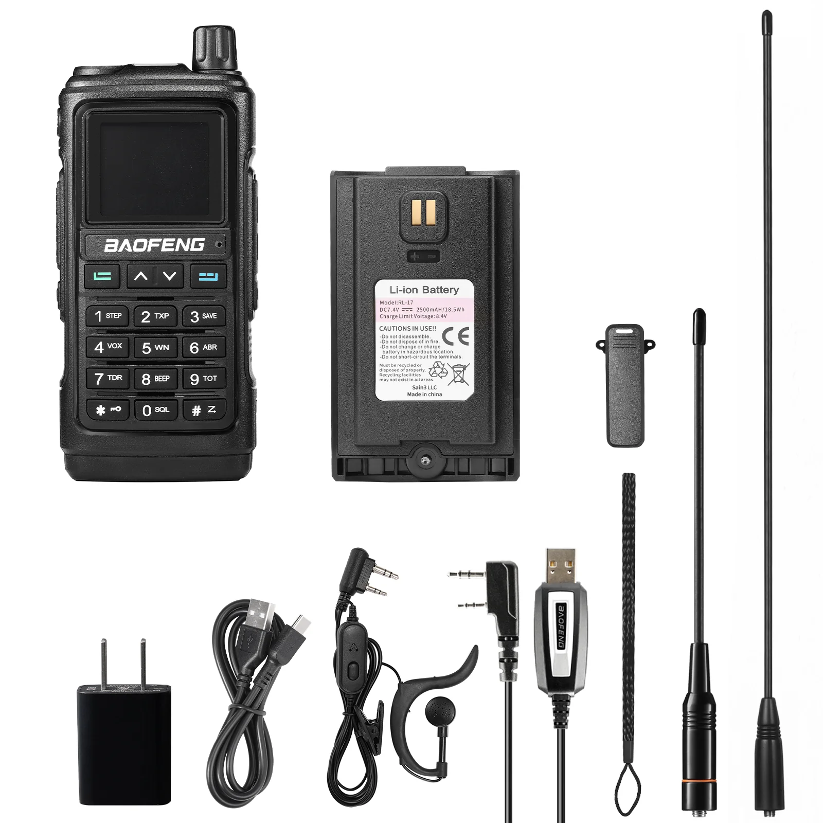 UV-17R Plus Multi-Band Radio [Long Antenna Set] - Image 8