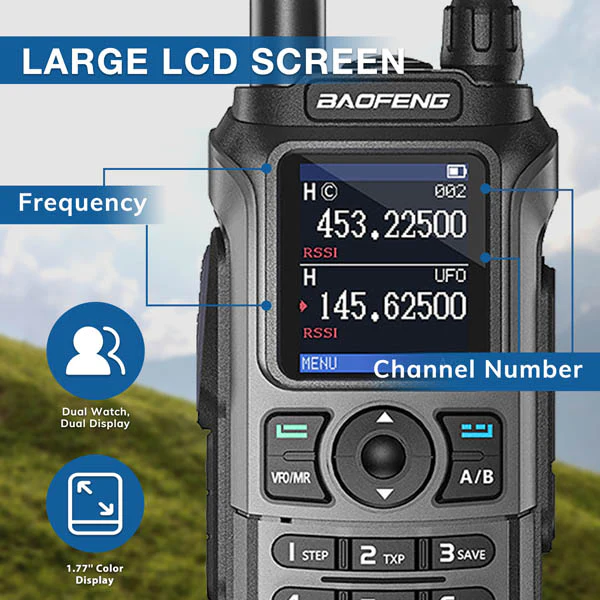 UV-21R 6W Tri-Band Radio [Long Antenna Set] - Image 2