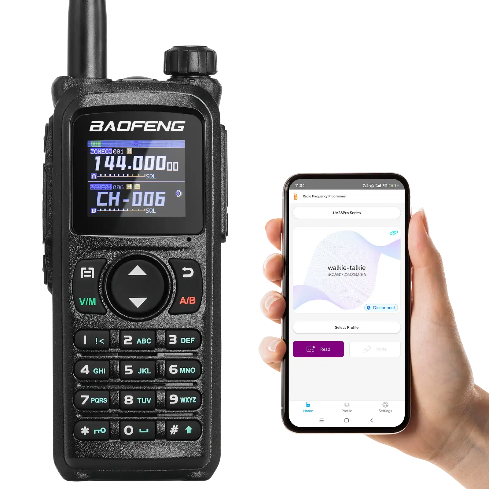 UV-28 Plus 10W Tri-band Radio