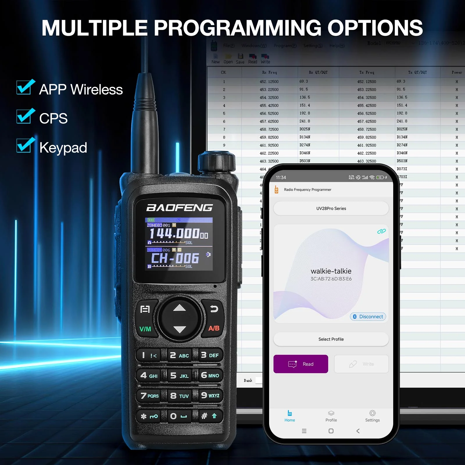 UV-28 Plus 10W Tri-band Radio - Image 2