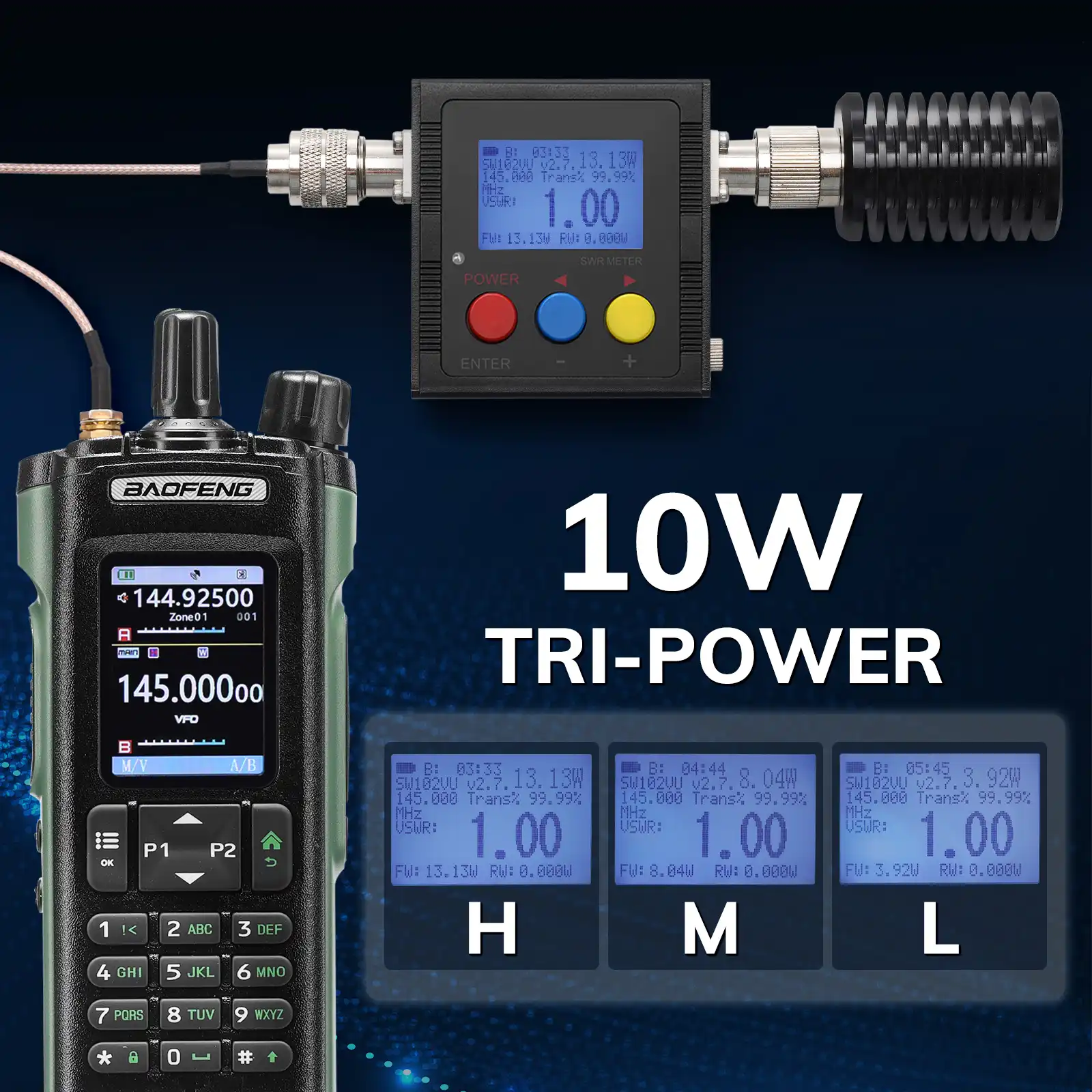 UV-32 10W Multi-Band GPS Radio - Image 3