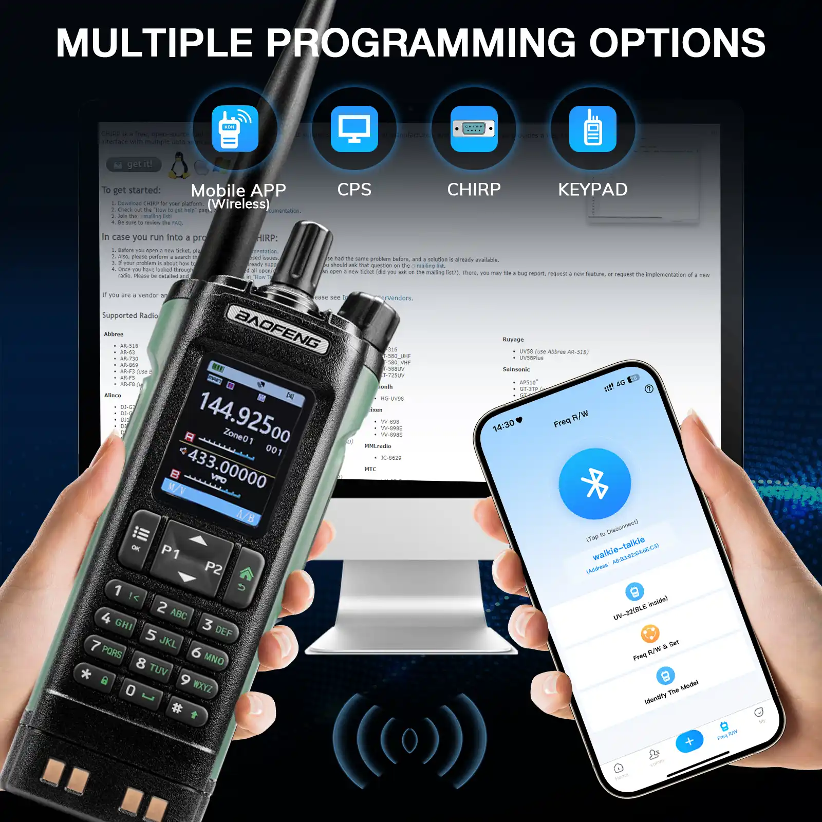 UV-32 10W Multi-Band GPS Radio - Image 4