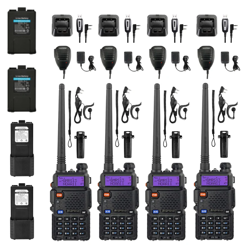 UV-5X (UV-5G) GMRS Radio, 4 Pack - Image 9