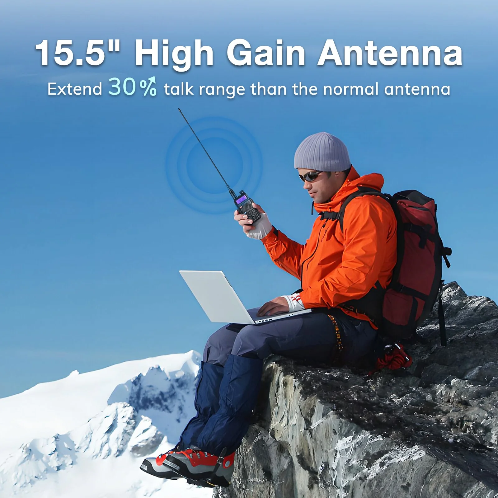 UV-5G 5W GMRS Radio Long Antenna Set [2 Pack] - Image 4